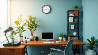 feng shui im buro schreibtisch farben deko rit