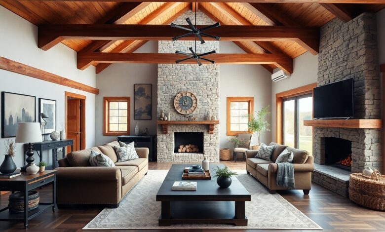 moderner landhausstil im wohnzimmer ideen and tipps smg