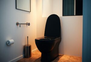 Schwarze Toiletten: Vor- und Nachteile