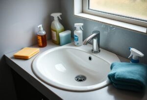 Waschbecken reinigen: So wird jedes Material sauber