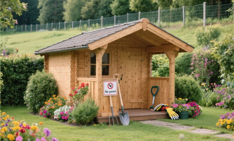 Genehmigungsfrei bauen: So groß darf Ihr Gartenhaus sein