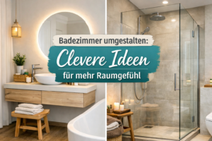Badezimmer umgestalten: 6 Clevere Ideen für mehr Raumgefühl