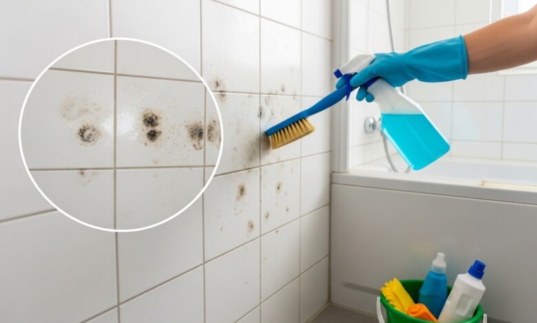 Schimmel im Bad entfernen