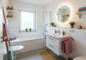 Badezimmer der Mietwohnung verschönern – so geht’s ohne Stress mit dem Vermieter