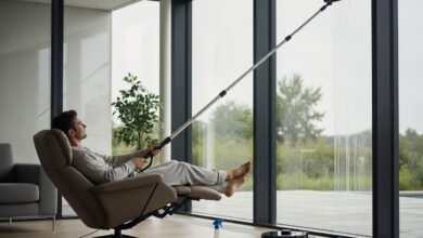 Fenster putzen fuer Faule
