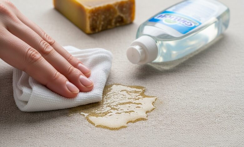 Fettflecken entfernen: So geht’s richtig