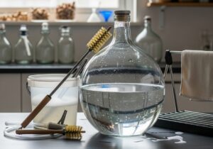 Weinballon reinigen: So wird er wirklich sauber