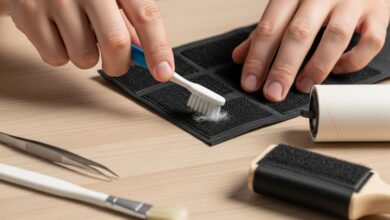 Tricks zum Klettverschluss Reinigen