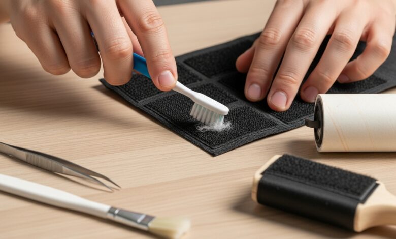 Tricks zum Klettverschluss Reinigen