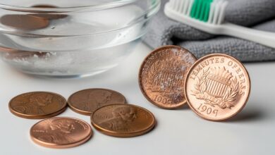 Kupfermünzen reinigen – so glänzen sie wieder wie neu