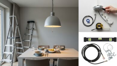 Lampe über Esstisch nicht mittig? - Profi Tipps zum ausrichten