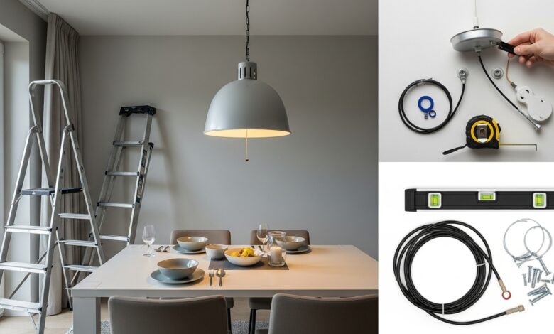 Lampe über Esstisch nicht mittig? - Profi Tipps zum ausrichten