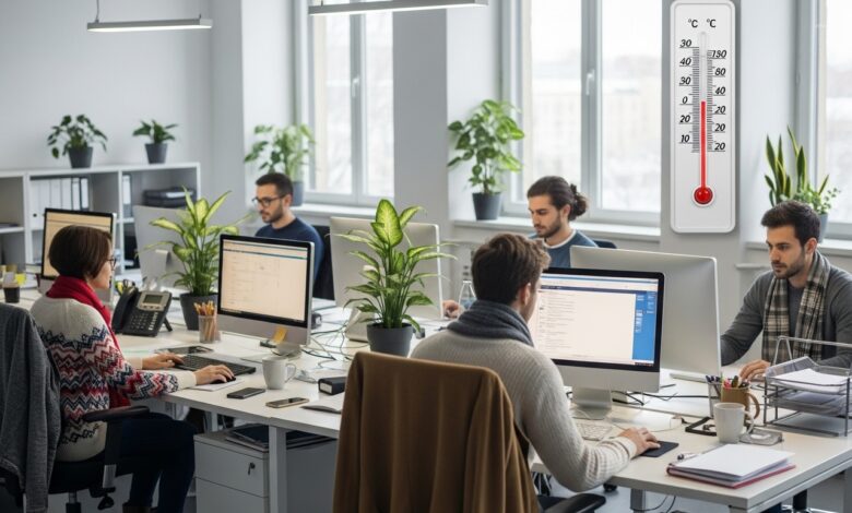 Mindesttemperatur Büro: Wie kalt darf es sein?