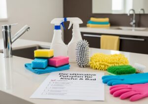 Der ultimative Putzplan für Küche & Bad
