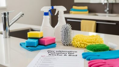 Der ultimative Putzplan für Küche & Bad
