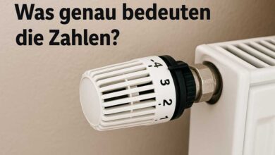 Thermostat-Zahlen verstehen: So regeln Sie richtig