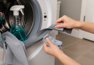 Waschmaschine Gummidichtung reinigen leicht gemacht