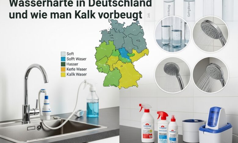 Einfluss der Wasserhärte in Deutschland und wie man Kalk vorbeugt