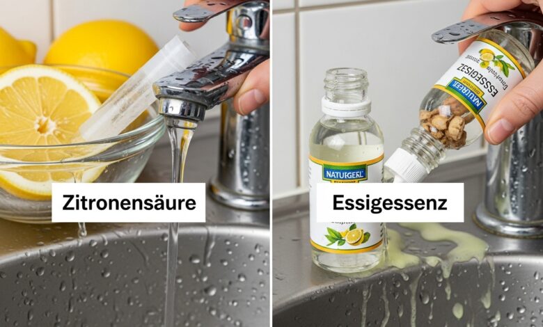 Zitronensaeure vs Essigessenz