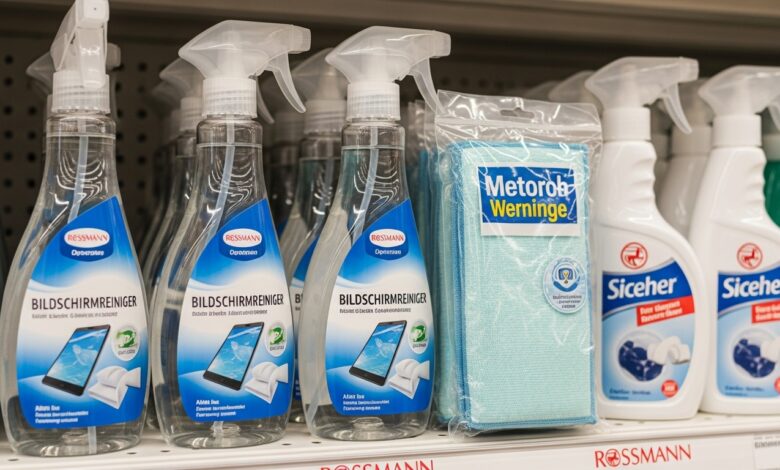Bildschirmreiniger: Rossmann bietet gute Lösungen