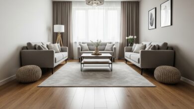 Teppich richtig platzieren - So geht's!