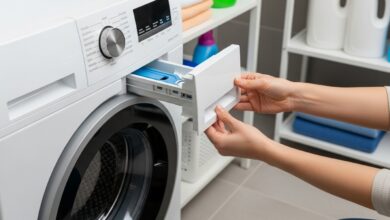 Waschmaschinenschublade klemmt - Was tun?