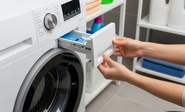 Waschmaschinenschublade klemmt - Was tun?