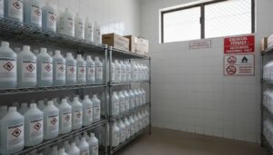 Desinfektionsmittel lagern: TRGS 510, Haltbarkeit & Tipps für Zuhause