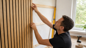 Wandpaneele aus Holz von WoodUpp montieren Sie ohne Vorkenntnisse