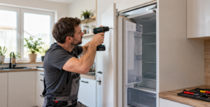 Einbaukühlschrank ausbauen: Schritt-für-Schritt-Anleitung [Bildinhalt mit KI erstellt]